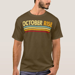 Retro-Text im Oktober T-Shirt
