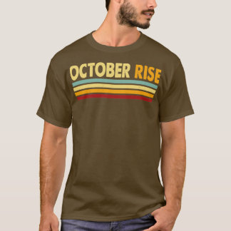 Retro-Text im Oktober T-Shirt