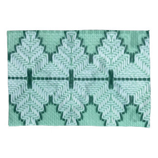 Retro textiles Garnhuschen, grafischer Puls. Kissenbezug