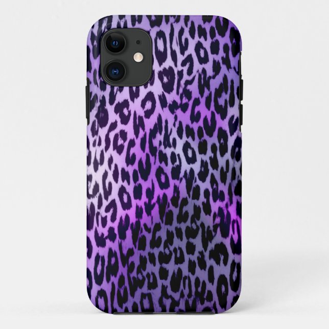 Retro-Textur von Leoparden Case-Mate iPhone Hülle (Rückseite)