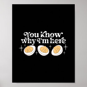 Retro Thanksgiving, du weißt warum ich hier bin, E Poster