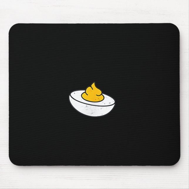 Retro Thanksgiving You Know Why I'm Here Deviled E Mousepad (Vorne)