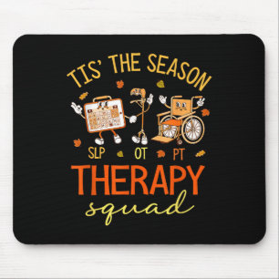 Retro-Therapiekopp-Slp Ot PT Team Fall Herbstphy Mousepad