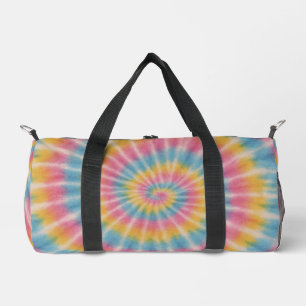 Retro-Tie-Dye-Spiral-Tasche Duffle Bag