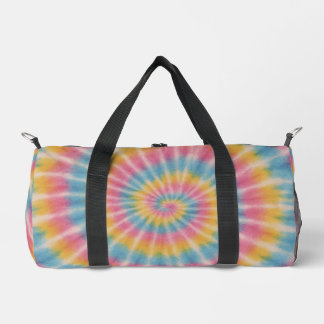 Retro-Tie-Dye-Spiral-Tasche Duffle Bag