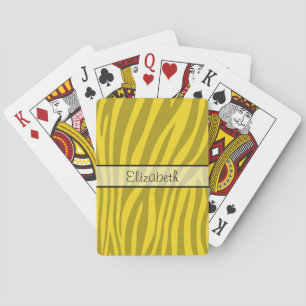 Retro-Tier-Zebra-Druck 11 Spielkarten