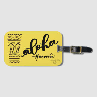 Retro-Tiki-Aloha-Gepäckanhänger Gepäckanhänger