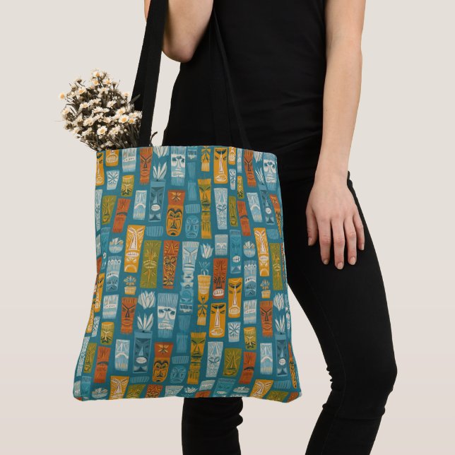 Retro-Tiki-Totems Tasche (Von Nahem)