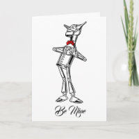Retro Tin Man Red Bow Krawatte Ihr Text