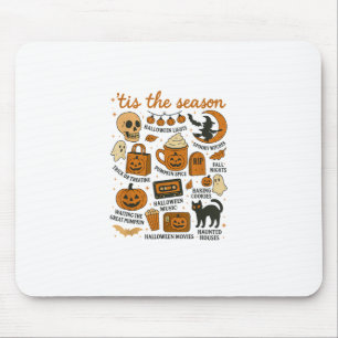 Retro Tis ist die Saison Halloween-Saison Herbst Mousepad