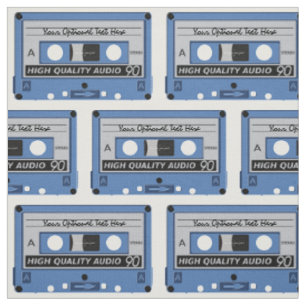 Rétro tissu de coutume d'enregistreur à cassette