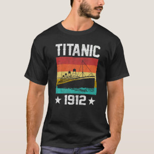 Retro Titanic 1912 Vintages Kreuzschiff T-Shirt