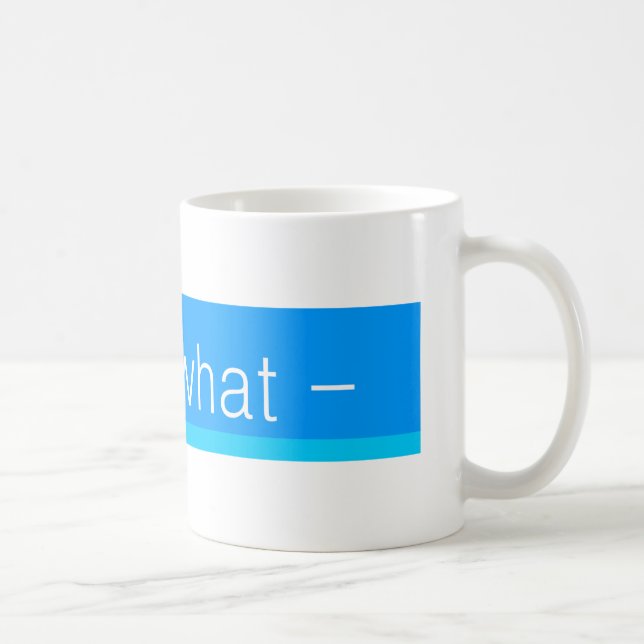Rétro Titlecard tasse de Boyzwhat (Droite)