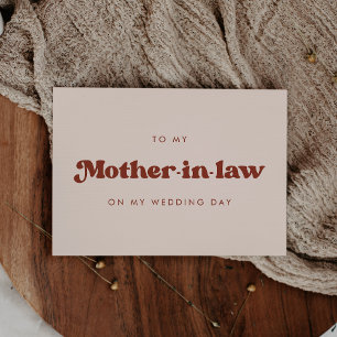 Retro To my mutter in the week day card