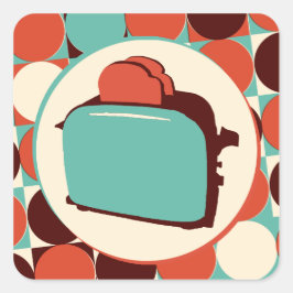 Retro Toaster Aufkleber (Blatt 20)