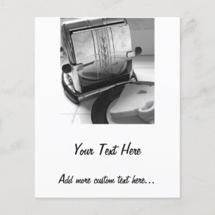 Retro-Toaster-Küchenkunst - Benutzerdefinierte Fly Flyer