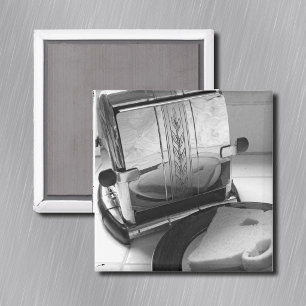 Retro-Toaster-Küchenkunst Kühlschrankmagnet