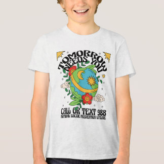 Retro Tomorrow braucht 988 Suizidprävention Tri-Blend Shirt