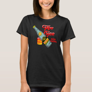 Retro Topo Distressed Arts Chico Outfits Bottles W T-Shirt