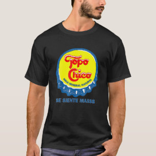 Retro Topo Distressed Arts Chico Outfits Bottles W T-Shirt