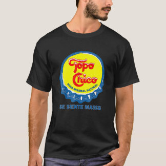 Retro Topo Distressed Arts Chico Outfits Bottles W T-Shirt