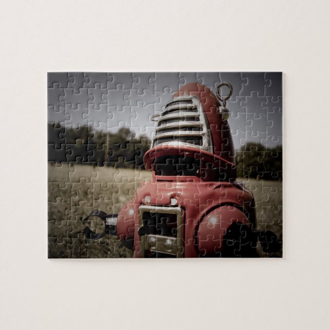 Retro Toy Robby Robot 06 Puzzle (Horizontal)