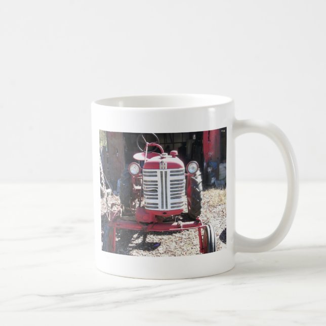 Retro Traktor Kaffeetasse (Rechts)