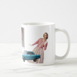 Retro Träume Achtzigerjahre der klassischen Kaffeetasse
