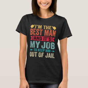 Retro Trauzeuge Wedding Trauzeugen Funny Bridal Ba T-Shirt