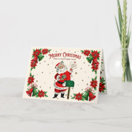 Retro Treasures Christmas Holiday Card Ankündigung