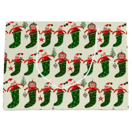 Retro Treasures Christmas Stockings Große Geschenktüte