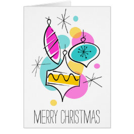 Retro Tree Baubles Group - Weihnachten