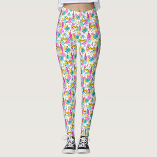 Retro Tree Baubles Multi-Leggings Leggings
