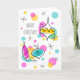 Retro Tree Baubles - Weihnachten