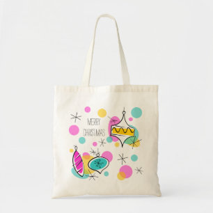 Retro Tree Baubles Weihnachtsbudget Tasche