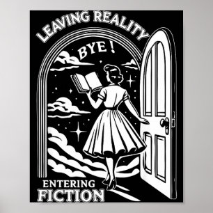 Retro-Trendy-Book-Liebhaber-Lese-Zitate Lea Poster