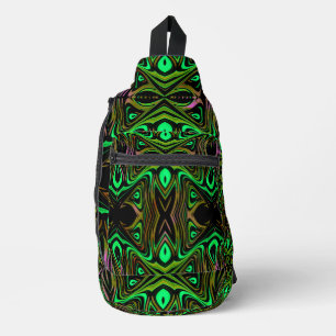 Retro Tribe Northern Grüntöne Sling Bag