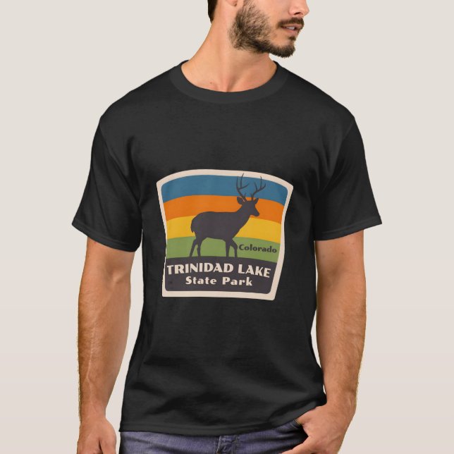 Retro Trinidad Staat Park Colorado T-Shirt (Vorderseite)