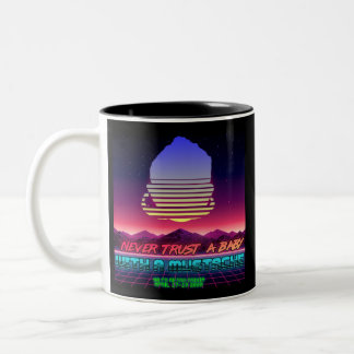 Retro-Triviale Zweifarbige Tasse