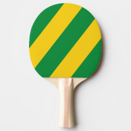 Retro Tropical Banana Drei fette Streifen Tischtennis Schläger
