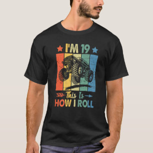 Retro Trucker Geburtstag So Roll ich 19. Geburtsta T-Shirt