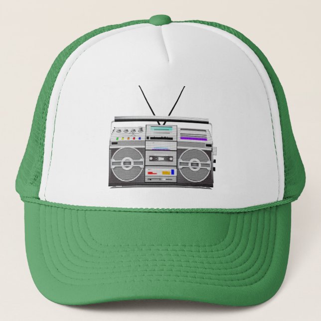 Retro Truckerkappe (Vorderseite)