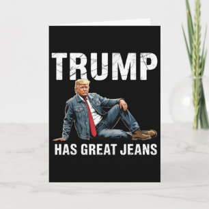 Retro Trump Hat Tolle Jeans Meme 1 Karte