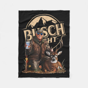 Retro Trump Jagd Hirsch Funny Drink Beer Hunti Fleecedecke