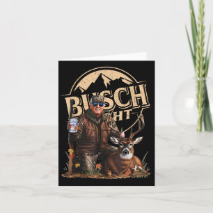 Retro Trump Jagd Hirsch Funny Drink Beer Hunti Karte