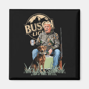 Retro Trump Jagd Hirsch Funny Drink Beer Hunti Magnet