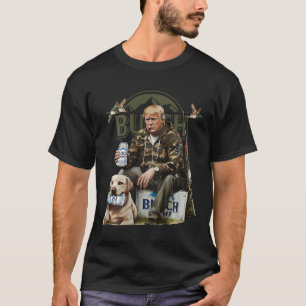 Retro Trump Jagd Hirsch Funny Drink Beer Hunti T-Shirt