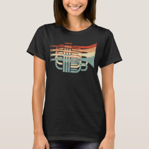 Retro Trumpet Jazz Music Trumpeter, Trompete-Playe T-Shirt