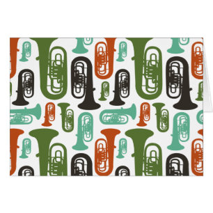 Retro Tuba Patttern