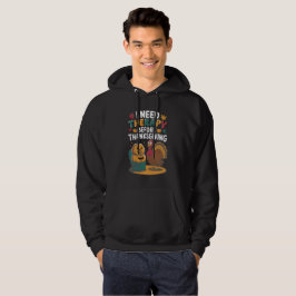 Retro Turkey Therapy  Hoodie